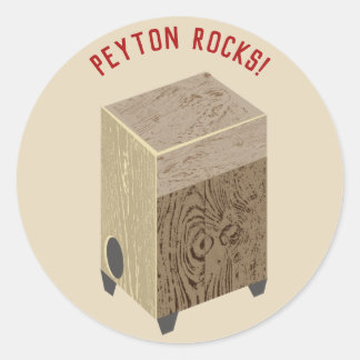 Gepersonaliseerde Cajon Drum Stickers
