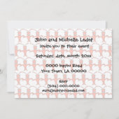 Gepersonaliseerde Cajun Crawfish Fleur de Lis Invi Kaart (Achterkant)