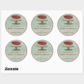 Gepersonaliseerde Cake Recept Stickers (Vel)