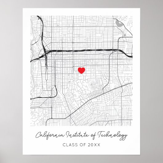 Gepersonaliseerde California Institute of Technolo Poster (Voorkant)