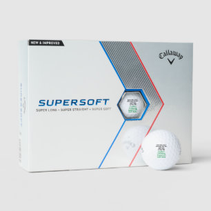 Gepersonaliseerde Callaway Supersoft golfballen, A Golfballen