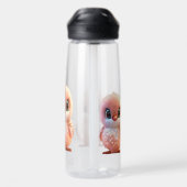 "Gepersonaliseerde CamelBak Eddy® 25 oz Clear Wate Waterfles (Achterkant)