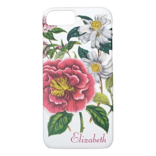 Gepersonaliseerde Camellias Case-Mate iPhone Case (Achterkant)