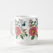 Gepersonaliseerde Camellias Koffiemok (Voorkant links)