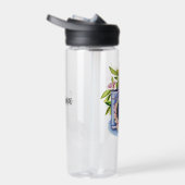 Gepersonaliseerde  Camera Bloemen Waterfles (Rechts)