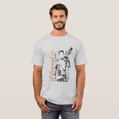 Gepersonaliseerde Camera Lens Fotografie T-shirt (Voorkant volledig)