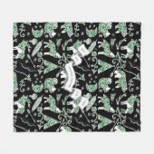 Gepersonaliseerde Camo Beer Herten Wolf Forest Pat Fleece Deken (Voorkant (Horizontaal))