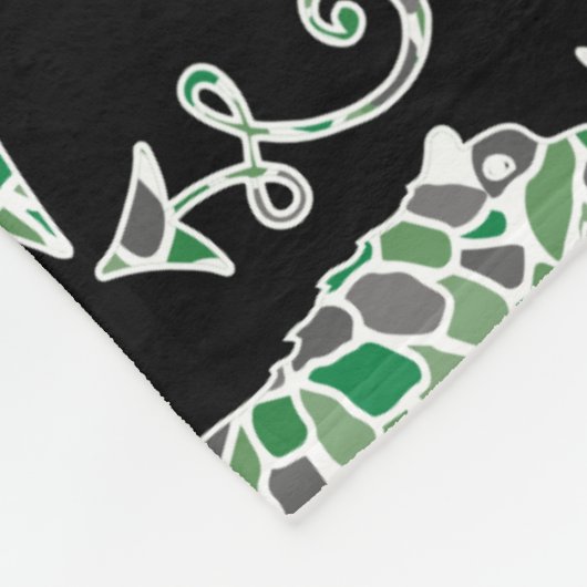 Gepersonaliseerde Camo Beer Herten Wolf Forest Pat Fleece Deken (Hoek)