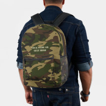 Gepersonaliseerde Camo Military Green Boys Mannen