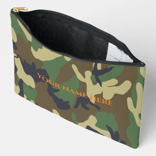 Gepersonaliseerde Camo Toilettas Etui (Open)