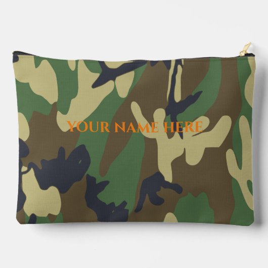 Gepersonaliseerde Camo Toilettas Etui (Achterkant)