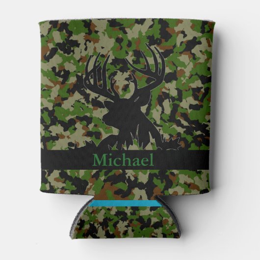 Gepersonaliseerde Camouflage Blikjeskoeler (Voorkant)