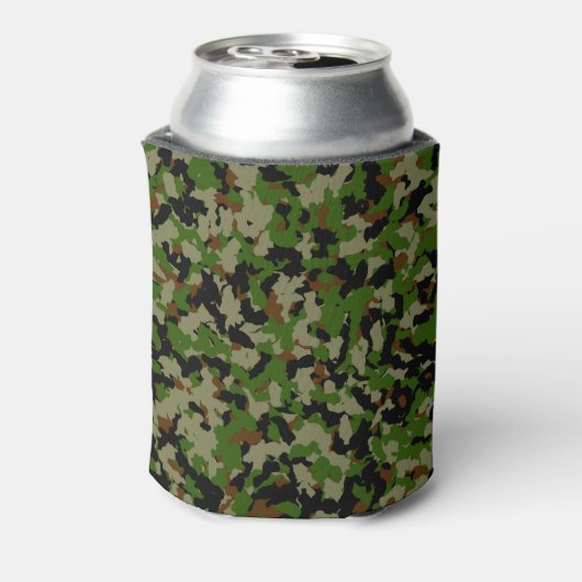 Gepersonaliseerde Camouflage Blikjeskoeler (Blikje Achterkant)