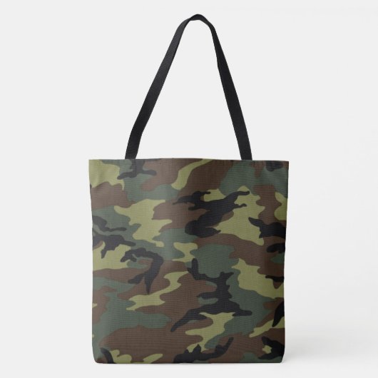 gepersonaliseerde Camouflage Camo-Canvas tas (Voorkant)