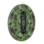 Gepersonaliseerde Camouflage Dartbord (Voorkant Links)