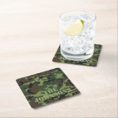Gepersonaliseerde camouflage kartonnen onderzetters (Insitu)