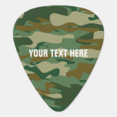 Gepersonaliseerde camouflage kleur gitaar pick plectrum (Achterkant)