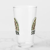 Gepersonaliseerde Camouflage Rainbow Design Glas (Links)
