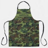 Gepersonaliseerde camouflage schort (Voorkant)