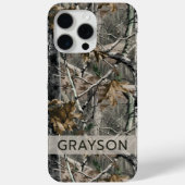 Gepersonaliseerde camouflage van bos takken Case-Mate iPhone case (Achterkant)
