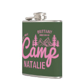 Gepersonaliseerde Camp Bach Bachelorette Party Cus Heupfles (Links)