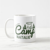 Gepersonaliseerde Camp Bach Bachelorette Party Cus Koffiemok (Links)