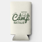 Gepersonaliseerde Camp Bach Bachelorette Party Cus Seltzer Blikjeskoeler (Achterkant)