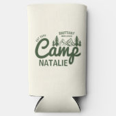 Gepersonaliseerde Camp Bach Bachelorette Party Cus Seltzer Blikjeskoeler (Voorkant)