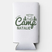 Gepersonaliseerde Camp Bach Bachelorette Party Cus Seltzer Blikjeskoeler (Achterkant)