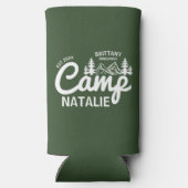Gepersonaliseerde Camp Bach Bachelorette Party Cus Seltzer Blikjeskoeler (Achterkant)