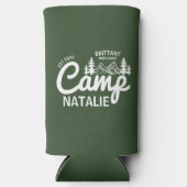 Gepersonaliseerde Camp Bach Bachelorette Party Cus Seltzer Blikjeskoeler (Voorkant)