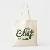 Gepersonaliseerde Camp Bach Bachelorette Party Cus Tote Bag (Voorkant)