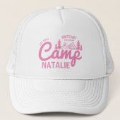 Gepersonaliseerde Camp Bach Bachelorette Party Cus Trucker Pet (Voorkant)