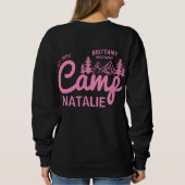 Gepersonaliseerde Camp Bach Bachelorette Party Cus Trui (Achterkant)