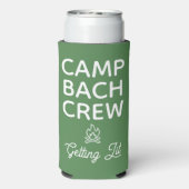 Gepersonaliseerde Camp Bach Crew Bachelorette Seltzer Blikjeskoeler (Seltzer Achterkant)