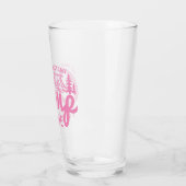Gepersonaliseerde Camp Bachelorette Party Bruidsme Glas (Links)