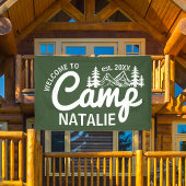 Gepersonaliseerde Camp Bachelorette Party Cool Wel Spandoek