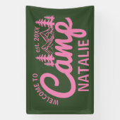 Gepersonaliseerde Camp Bachelorette Party Cool Wel Spandoek (Verticaal)