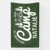 Gepersonaliseerde Camp Bachelorette Party Cool Wel Spandoek (Verticaal)