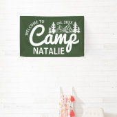 Gepersonaliseerde Camp Bachelorette Party Cool Wel Spandoek (Insitu)