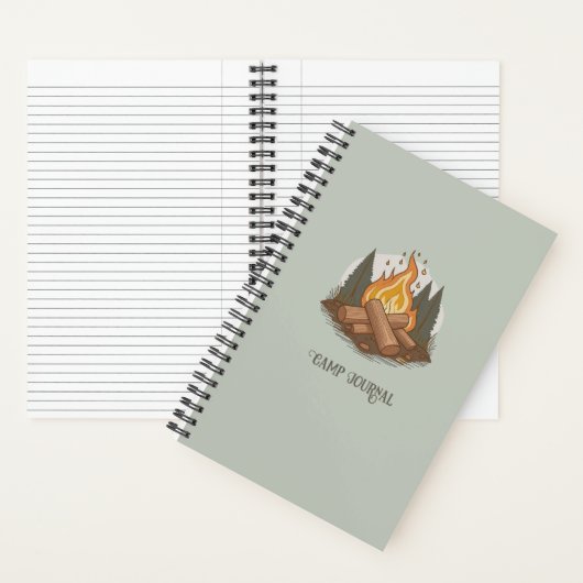 Gepersonaliseerde Camp Journal Notitieboek (Binnen)