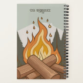Gepersonaliseerde Camp Journal Notitieboek (Achterkant)