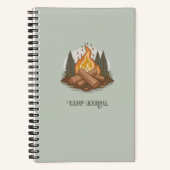Gepersonaliseerde Camp Journal Notitieboek (Voorkant)