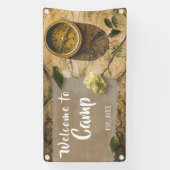 Gepersonaliseerde Camp Welcome Banner (Verticaal)
