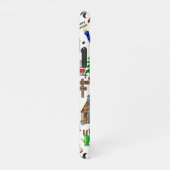 Gepersonaliseerde Camping die als Happy Camper wor iPhone Hoesje (Rechterkant)