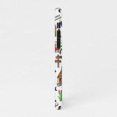 Gepersonaliseerde Camping die als Happy Camper wor iPhone Hoesje (Linkerkant)