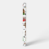 Gepersonaliseerde Camping die als Happy Camper wor Samsung Galaxy Hoesje (Linkerkant)