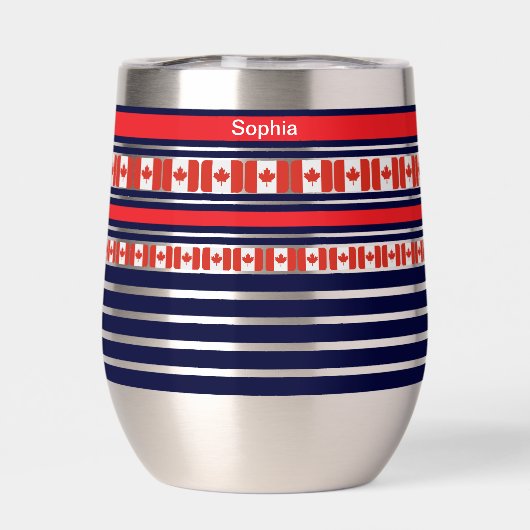 Gepersonaliseerde Canada Patriottische Vlag (Achterkant)