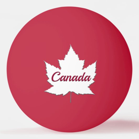 Gepersonaliseerde Canada Ping Pong Ball Canada Bal (Voorkant)