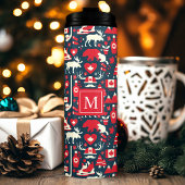 Gepersonaliseerde Canadese pictogrammen Thermosbeker